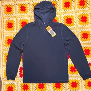 Eddie Bauer Men's Everyday Pullover Lounge Hoodie, Blue, Size S NWT
